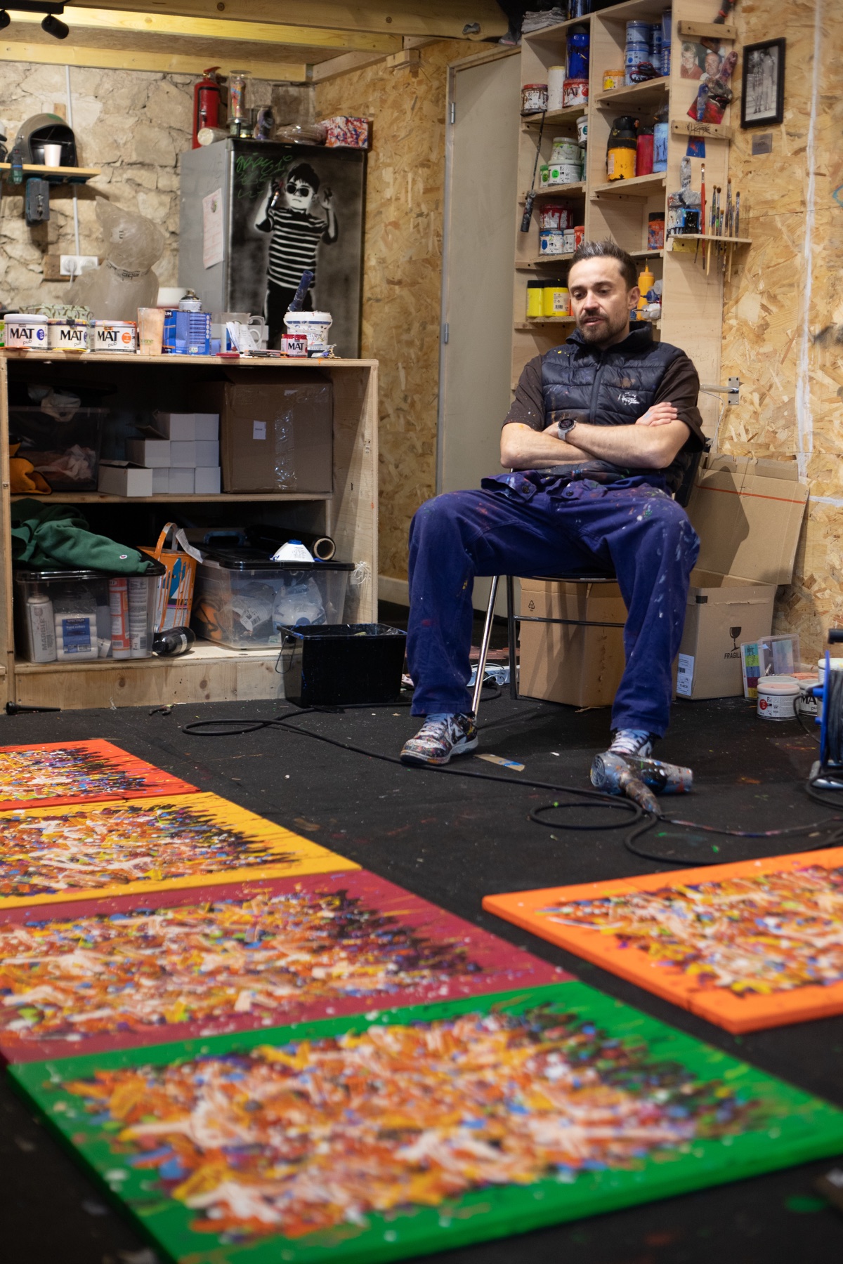 Exhibition context related to Nicolas Herbé's artwork practice.